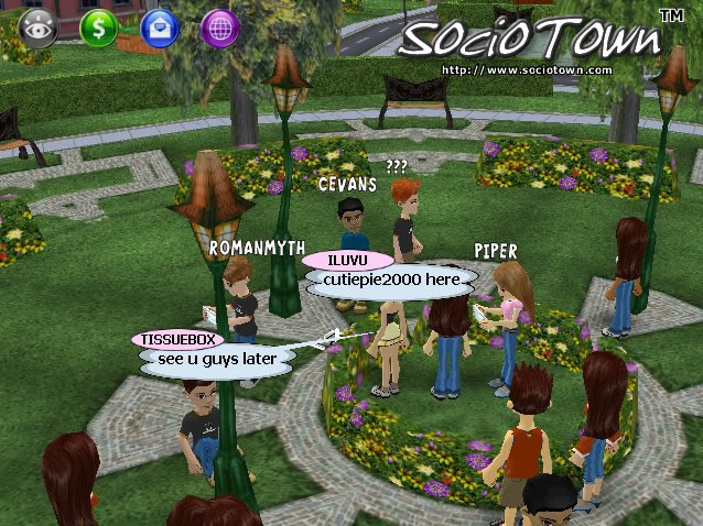 3d virtual world community