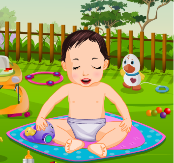 Garden_Baby_Bathing