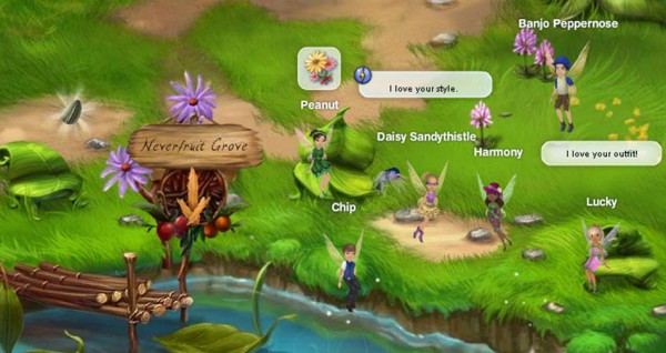 online mmo games pixie hollow