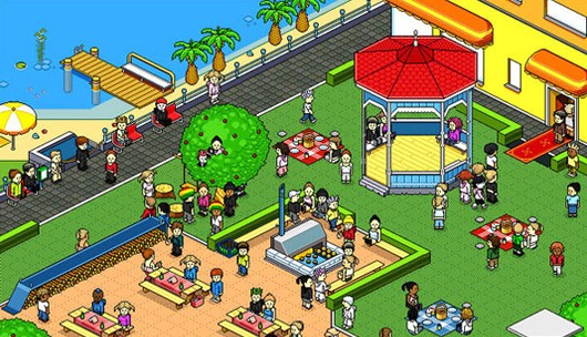 free virtual games like habbo hotel