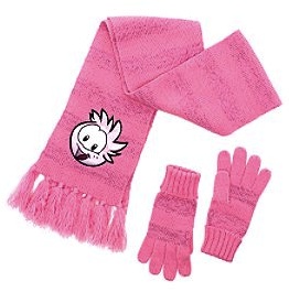 ClubPenguinpinkpufflescarf