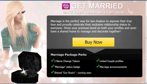 IMVU Marriage Package