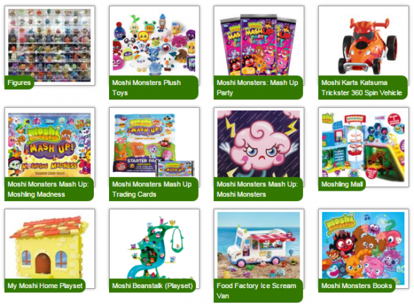 moshi monsters books at tesco