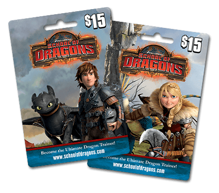 School of Dragons Game Cards